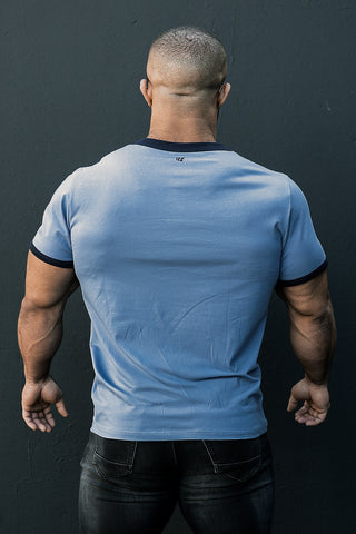 Casual Classic Ringer T-Shirt - Light Blue