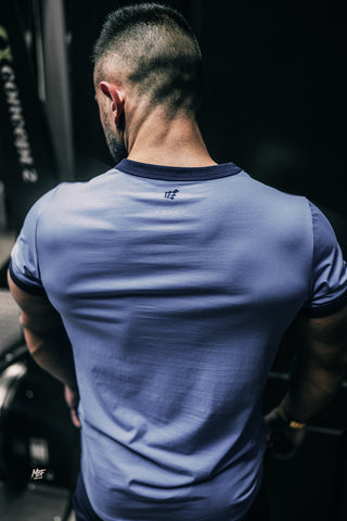 Casual Classic Ringer T-Shirt - Light Blue
